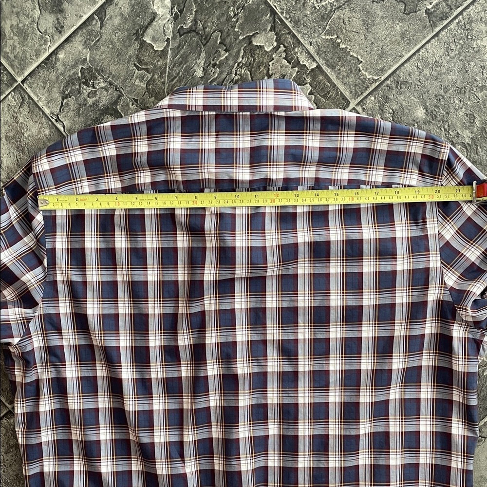 UNTUCKit Men's Wrinkle-Free Preppy Cottagecore Urban Indie Cotton Plaid Shirt - Picture 11 of 12